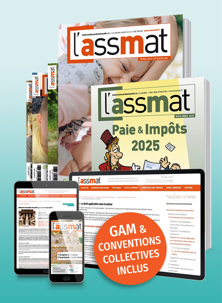  la solution documentaire L'assmat - Le Guide des Assistantes Maternelles (accès numérique) + accès illimité à L'assmat (1 an)